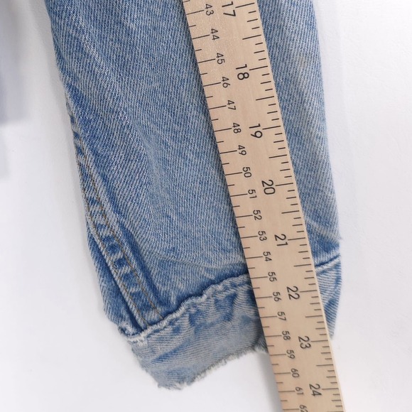 LEVI'S Vintage Denim Jacket‎ Trucker Made in USA Light Blue Classic Fit WPL423 - Picture 5 of 15